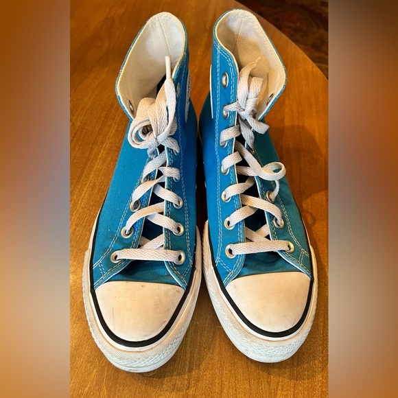 Converse Blue High-Top Sneakers - Picture 3 of 7